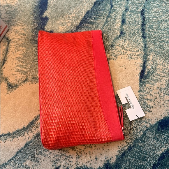 NWT Vera Bradley Red Makeup Travel Pouch - Picture 5 of 6